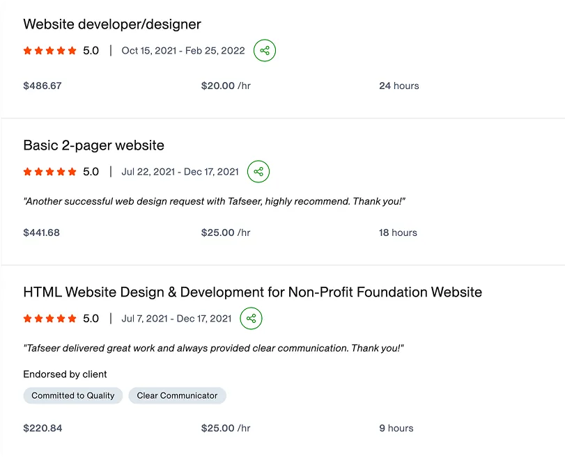 Full web design and development