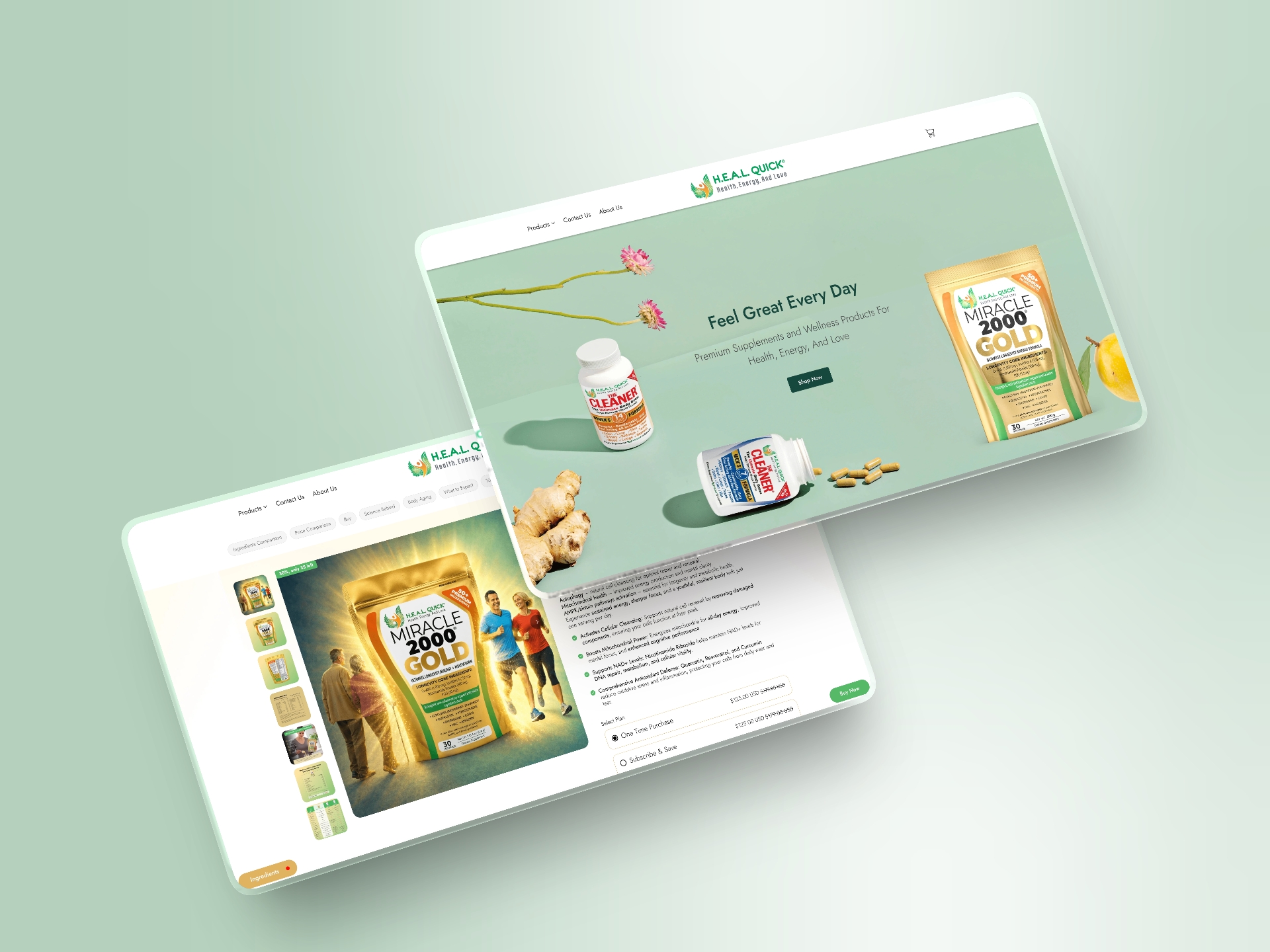 Healquick website