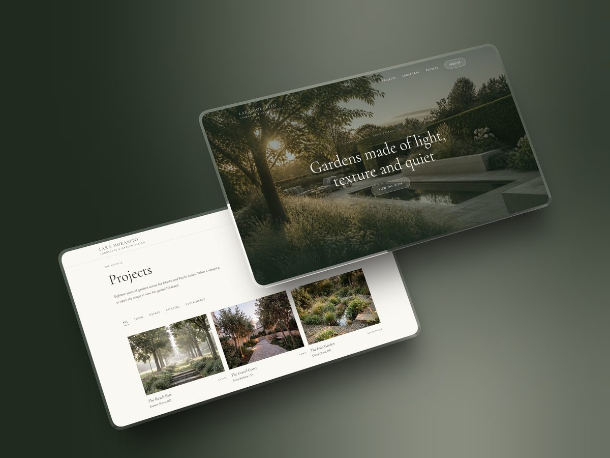 Lara Morabito Landscape website