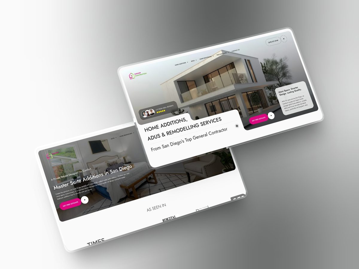 Sheiner Construction website