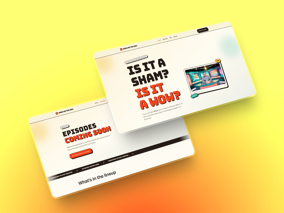 Show Me The Wow website